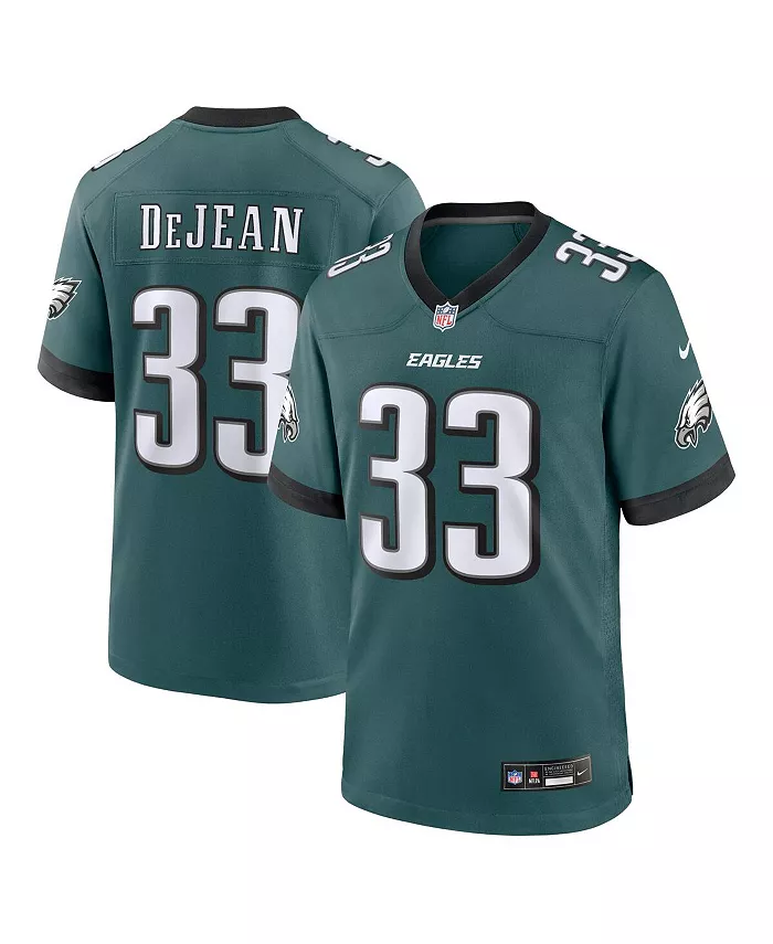 

Мужская игровая футболка Cooper DeJean зеленого цвета Philadelphia Eagles Nike