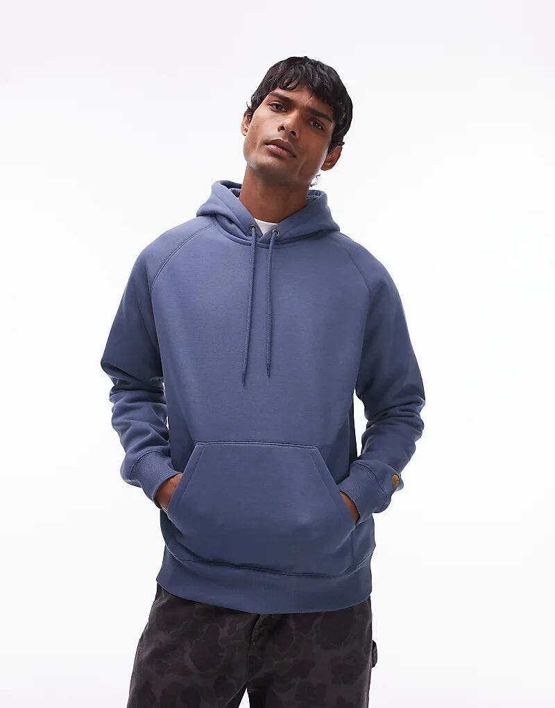 

Толстовка с капюшоном в синем цвете Carhartt WIP