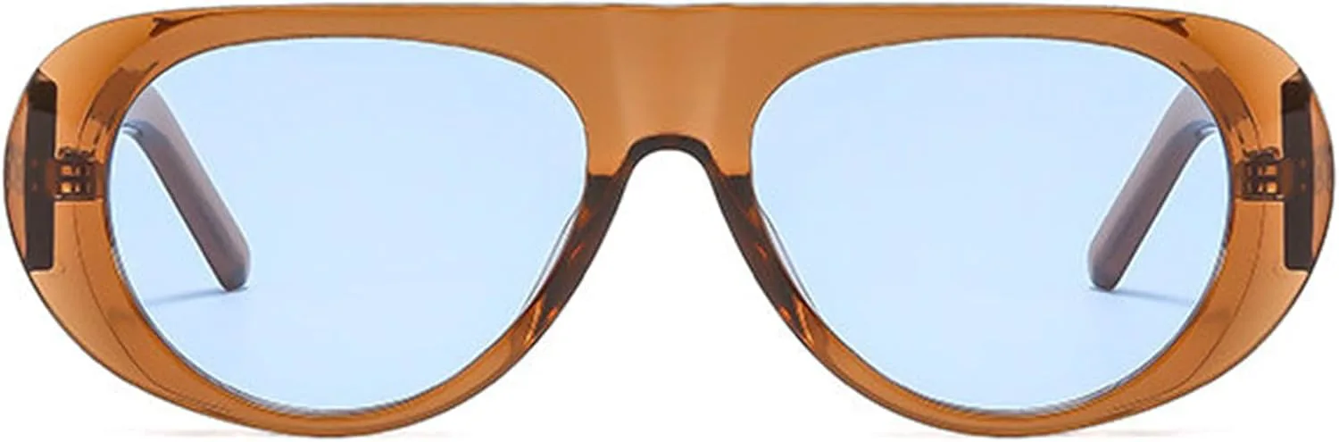 

Willochra Модные ретро-солнцезащитные очки-пилот большого размера для женщин и мужчин, роскошные, с градиентным переходом цвета, трендовые оттенки UV400, C5