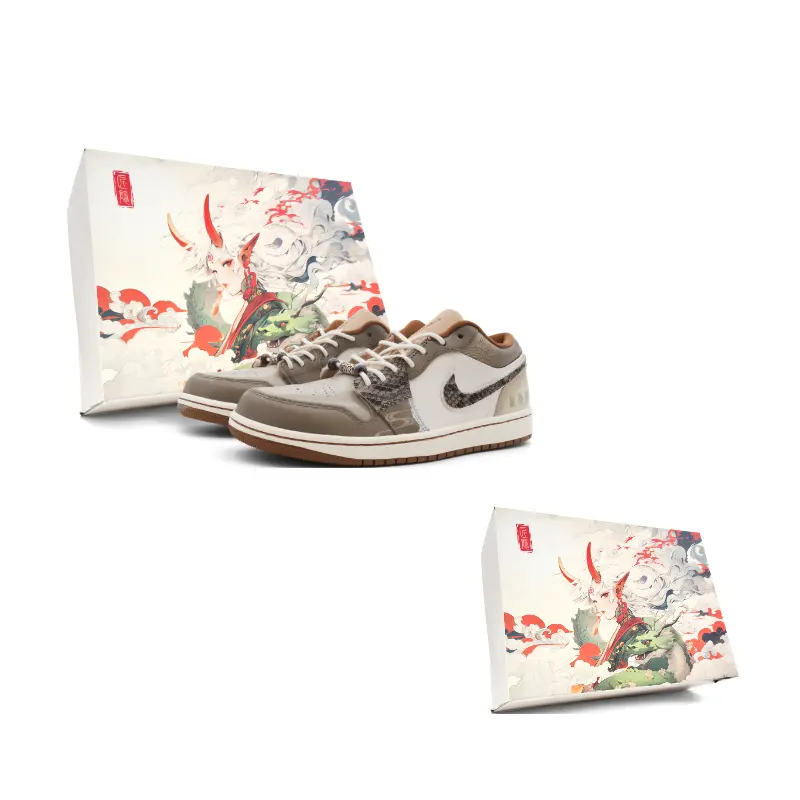 

Jordan Air 1 Waterproof And Breathable низкие винтажные баскетбольные кроссовки для мужчин, коричневый белый