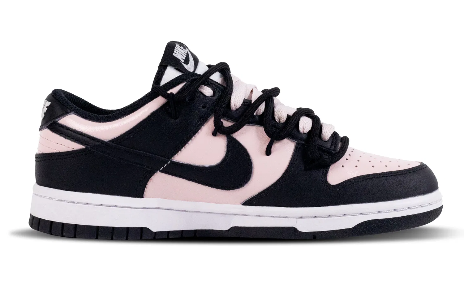 Кроссовки для скейтбординга Dunk Black Jade Plum lightweight cushioning slip resistant low top Black Pink унисекс Nike, Black Pink (Black Shopping Bag) — фото 4