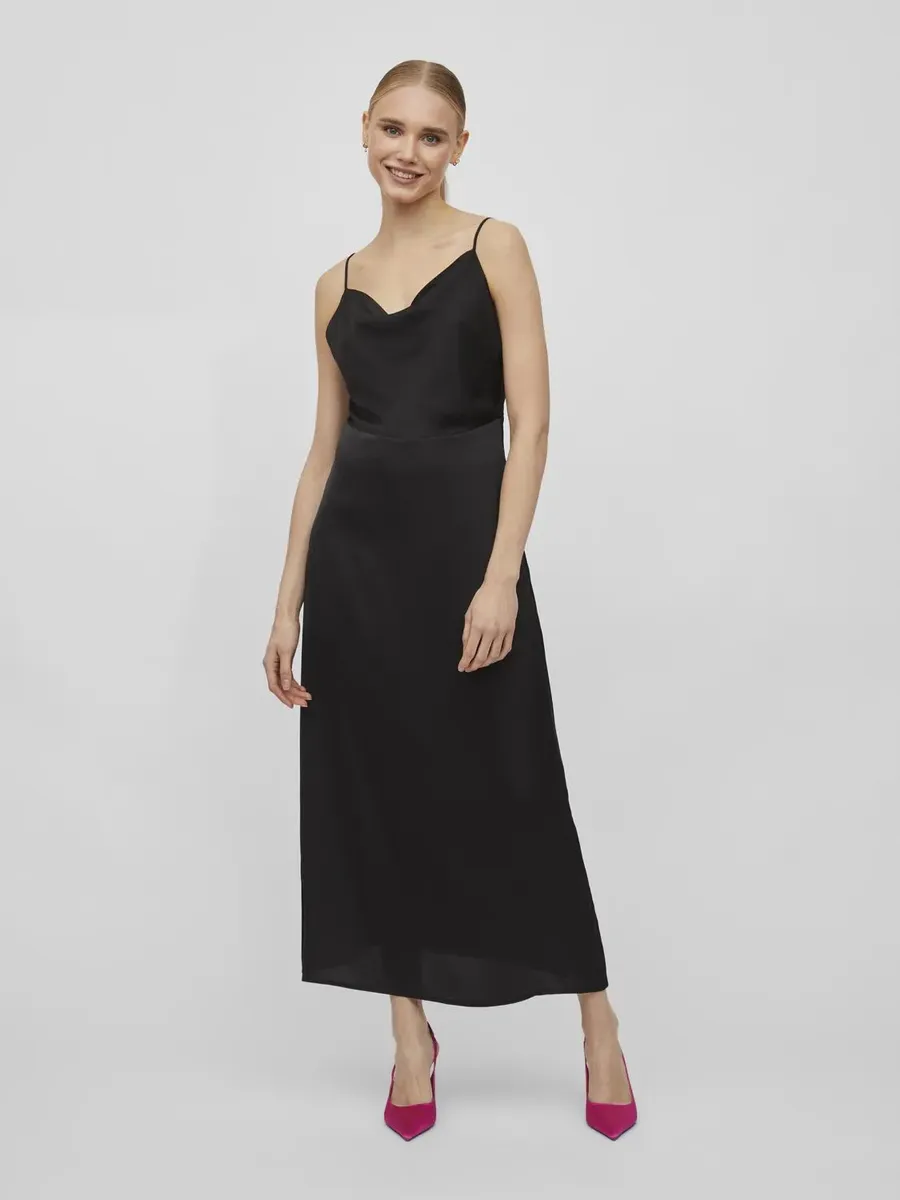 

Платье-сарафан Vila "VIRAVENNA STRAP ANKLE DRESS - NOOS", черный