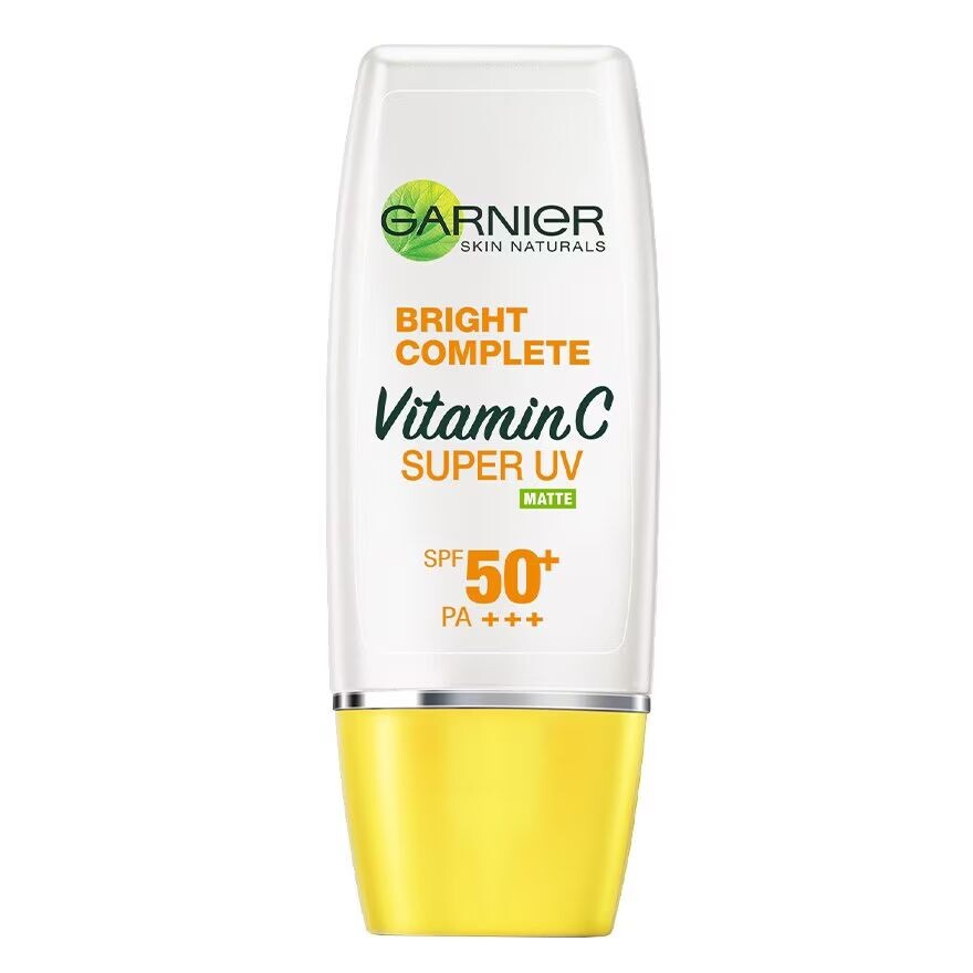 

Garnier Bright Complete Витамин С Супер УФ солнцезащитный крем SPF50+ PA++++ Матовый 30 мл, Yellow