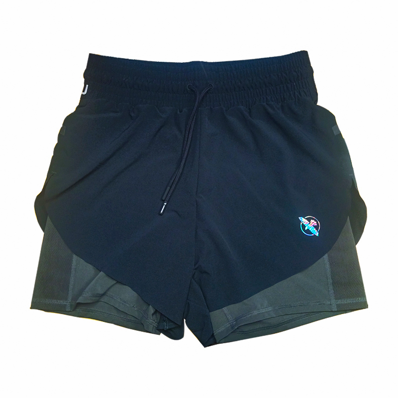 

Женские спортивные шорты HAYABUSA, светло-серый меланж