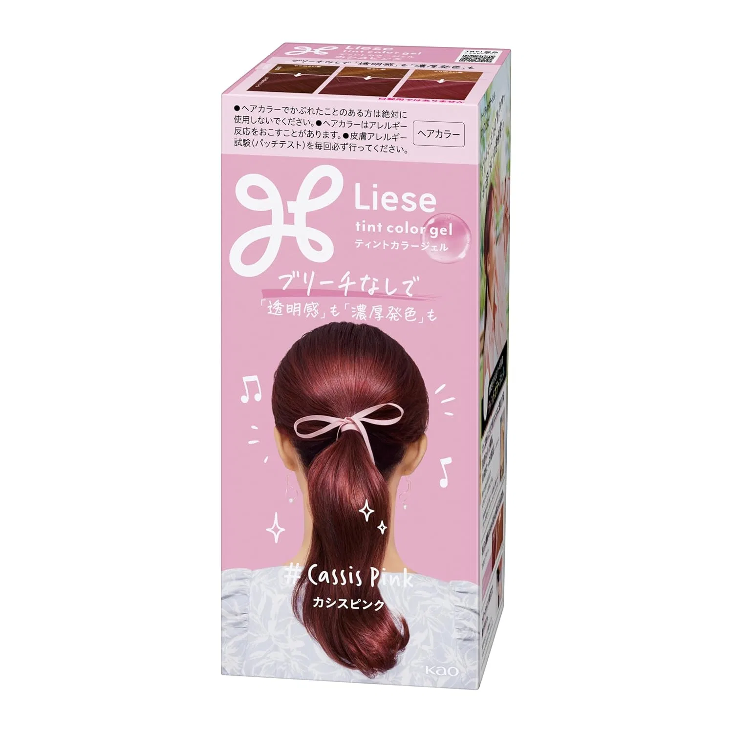 Гель-краска для волос Liese Kao Tint Cassis Pink 191 мл Liese