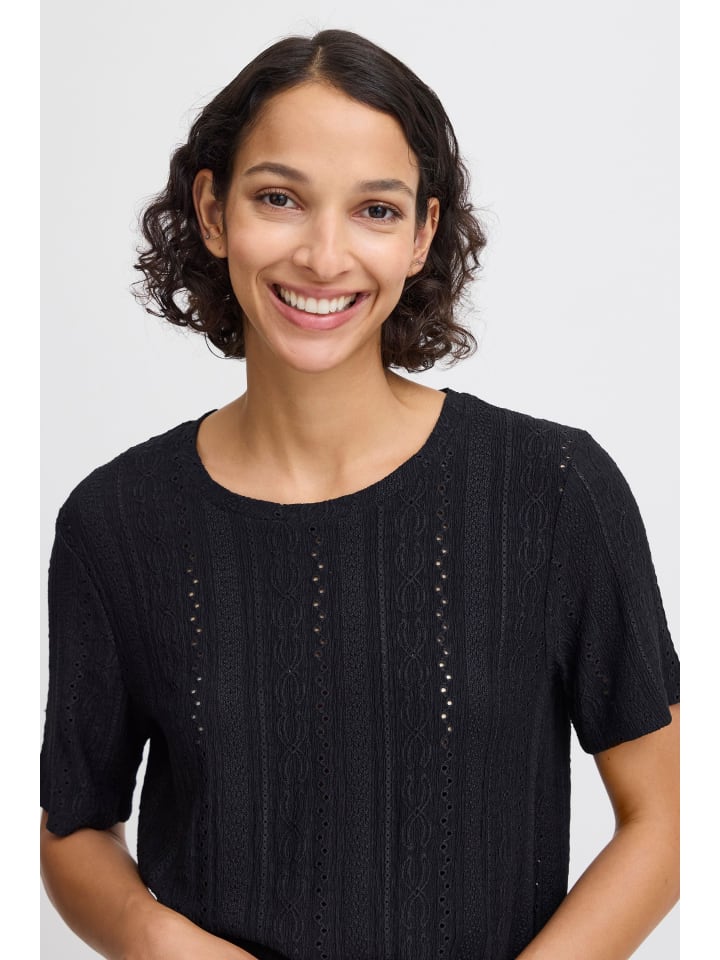 

B. young Футболка BYRASMINE стандартного кроя, черная