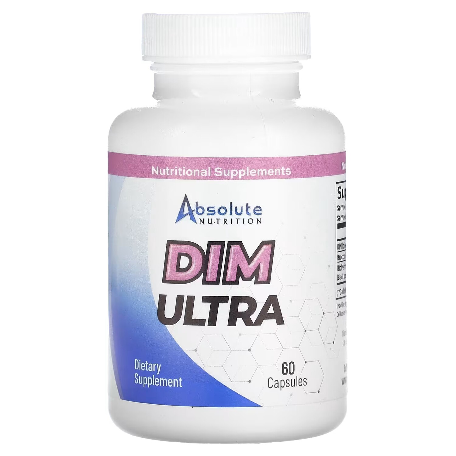 

Добавка Absolute Nutrition DIM Ultra, 60 капсул