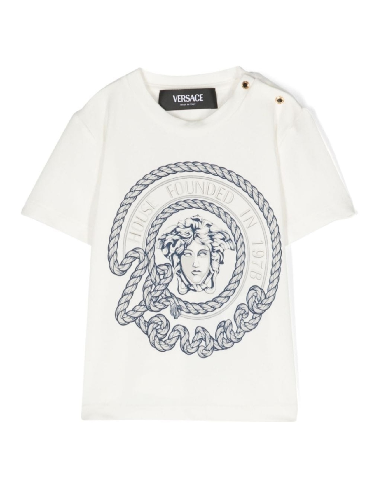 

Versace Kids футболка Medusa, белый