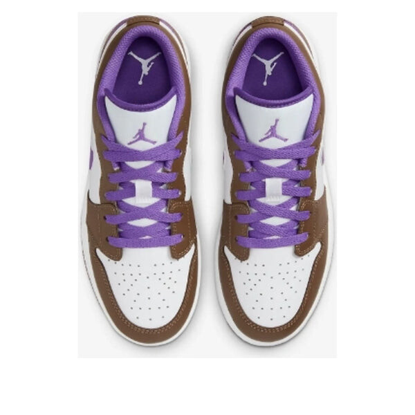 Кроссовки nike 1 низкие Air Jordan, фиолетовый — фото 3