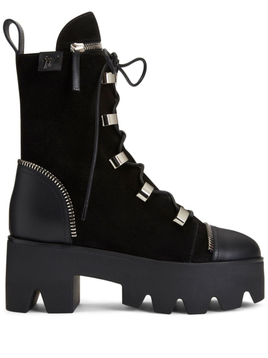 

Giuseppe Zanotti ботинки Juliett на платформе, черный