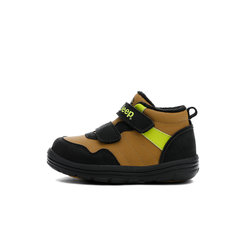 Утепленные детские ботинки Slip Resistant Abrasion Resistant Jeep, кремовый белый/candy розовый[thin cotton] — фото 3