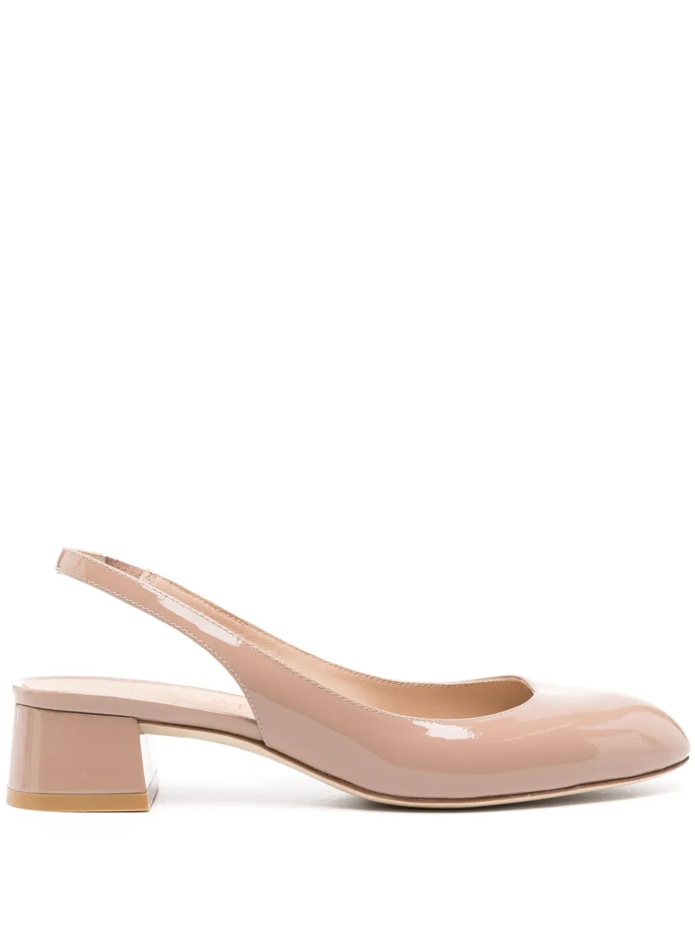 Лакированные туфли Vivienne 35 Stuart Weitzman, нейтральный