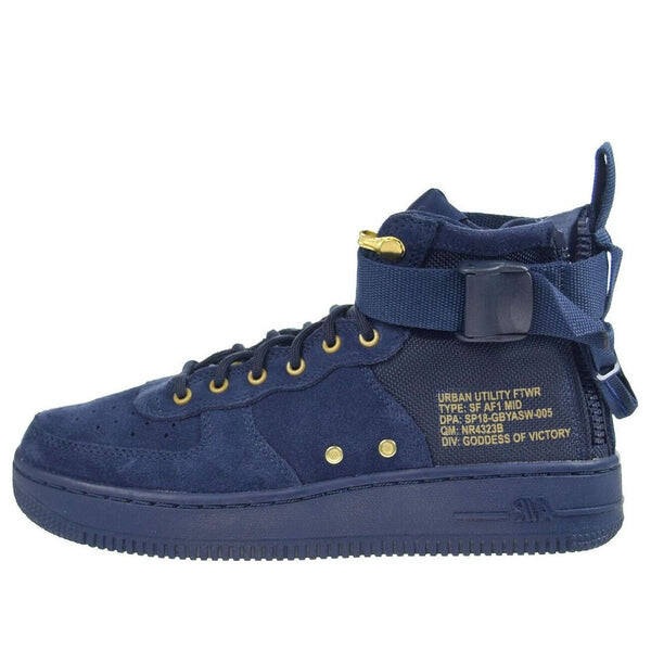 

Кроссовки sf air force 1 mid Nike, синий