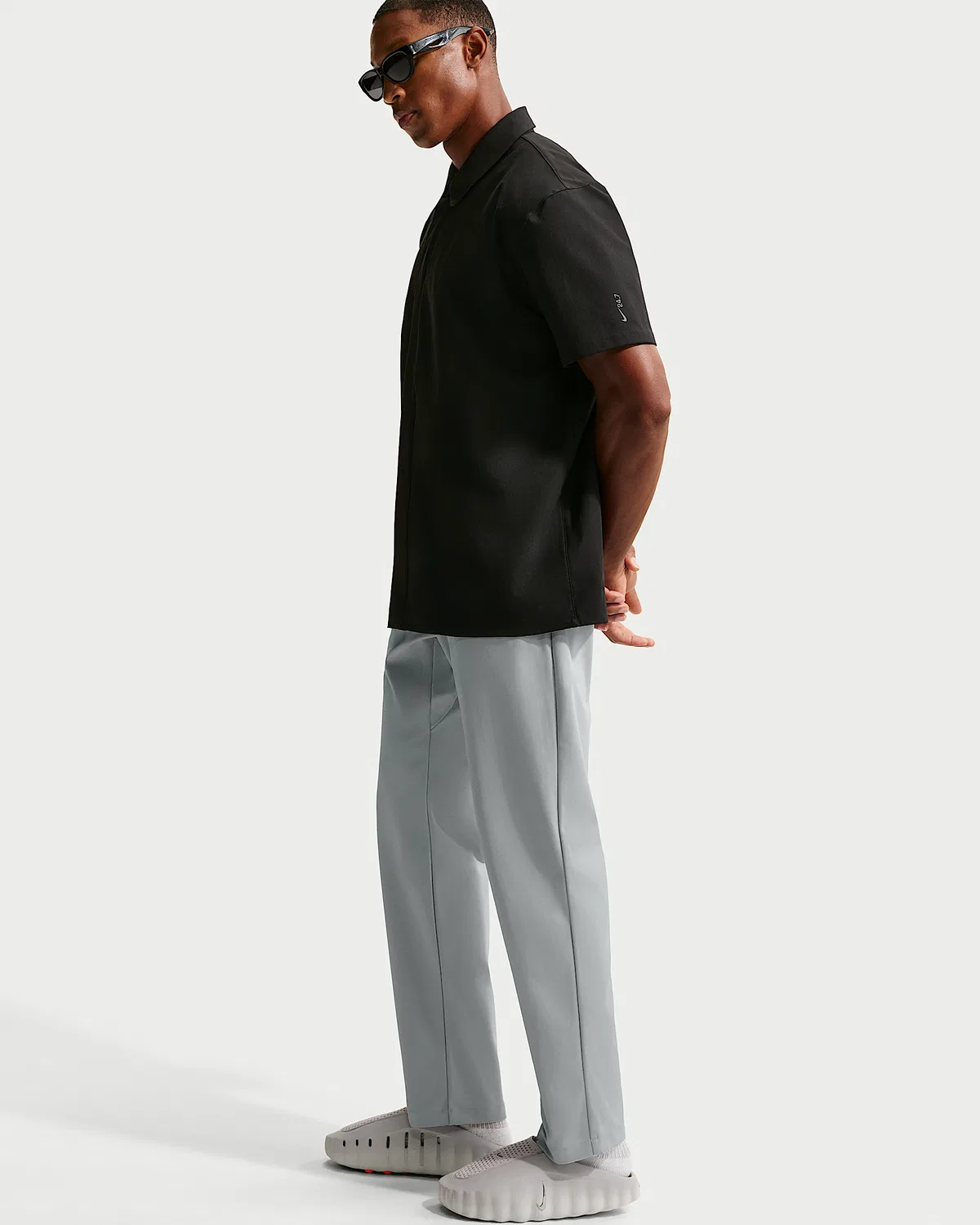 Мужские брюки чинос Dri-FIT Regular Nike 24.7 PerfectStretch, Grey Fog/Light Smoke Grey — фото 4