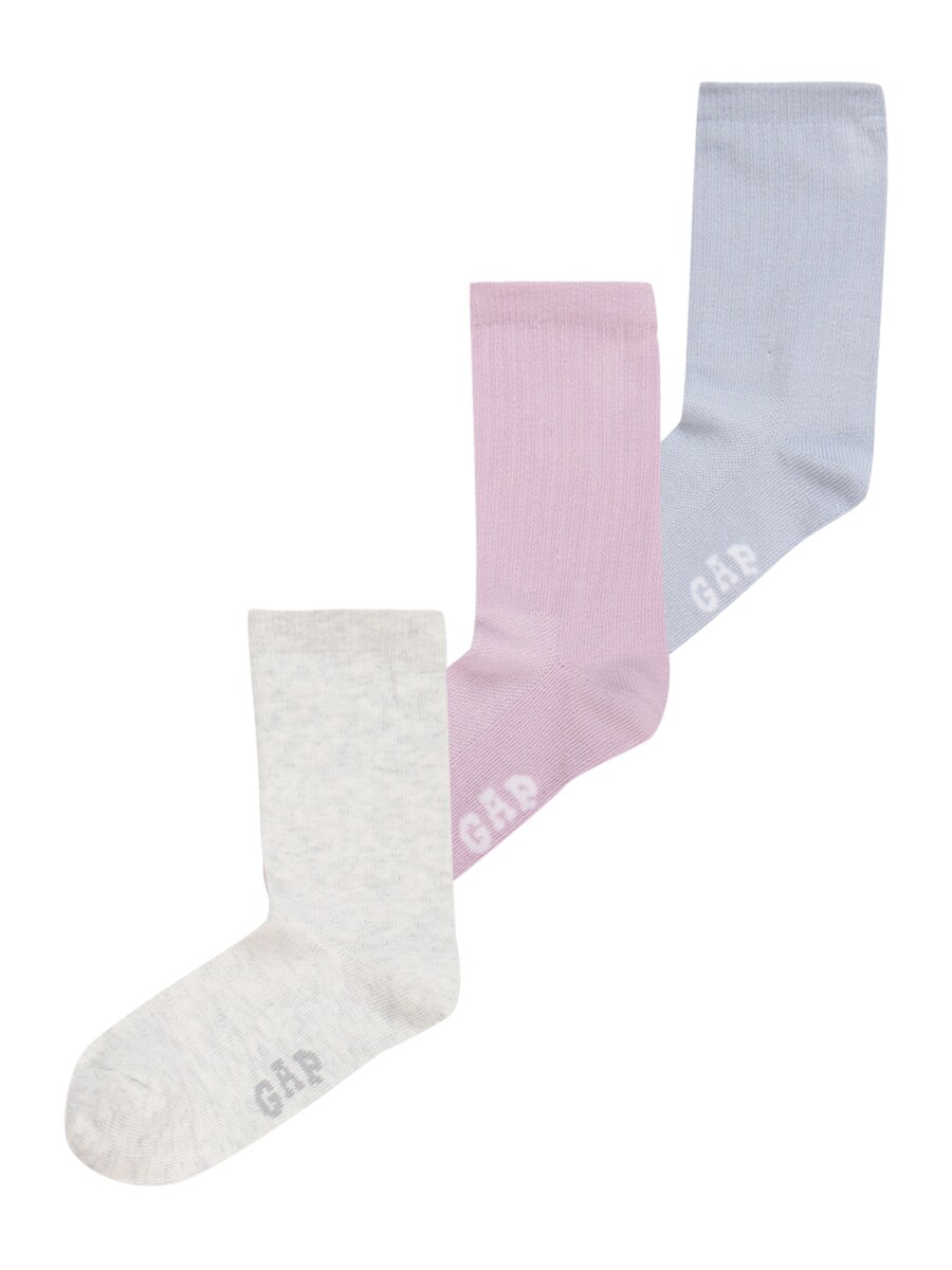 

Носки GAP Socks, светло-бежевый/светло-голубой/светло-розовый