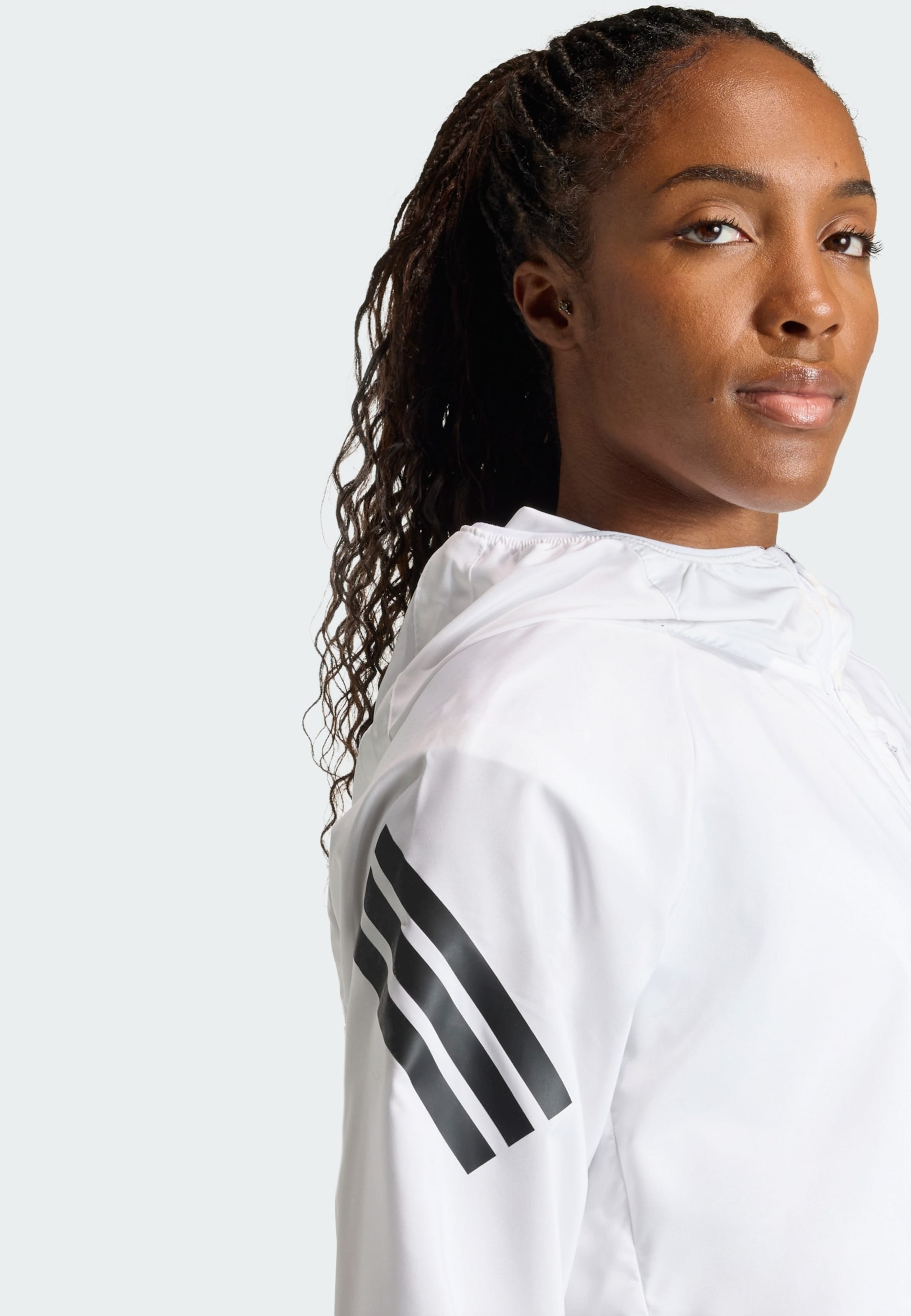 Adidas Performance Спортивная куртка 'Adi365 Iconic' в белом цвете — фото 4