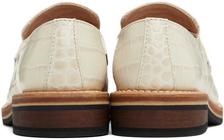 Лоферы Nakano Off-White OUR LEGACY, Vanilla croc bull hide — фото 2