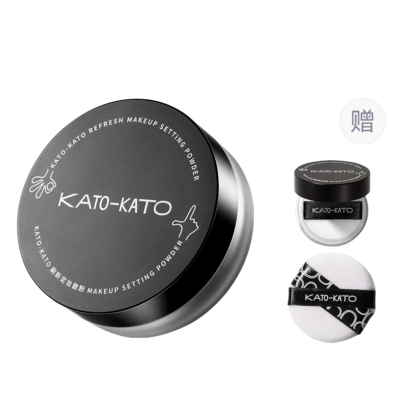 

KATO рассыпчатая пудра для контроля жирного блеска и коррекции тона кожи KATO-KATO