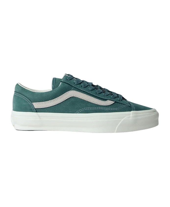 

Замшевые кожаные кроссовки с логотипом. Vans, зеленый