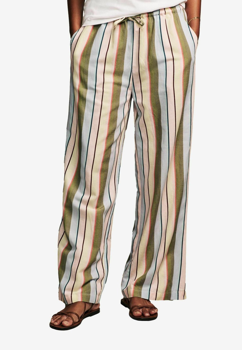 

Брюки HOLIDAY STRIPE WIDE Laura Ashley, синий