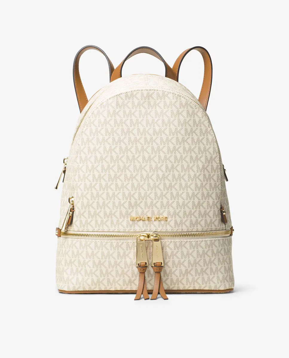 

Женский рюкзак Rhea с логотипом Michael Michael Kors, цвет Natural