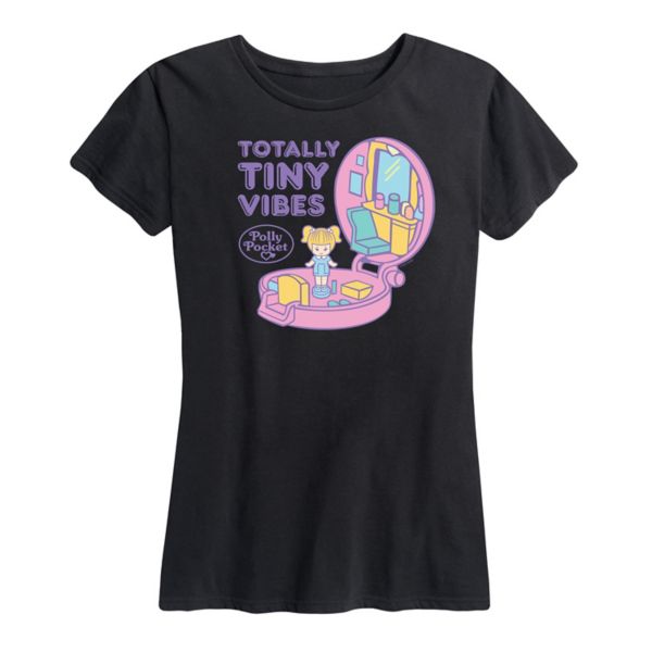 

Женская футболка с принтом «Total Tony Vibes» Polly Pocket, черный
