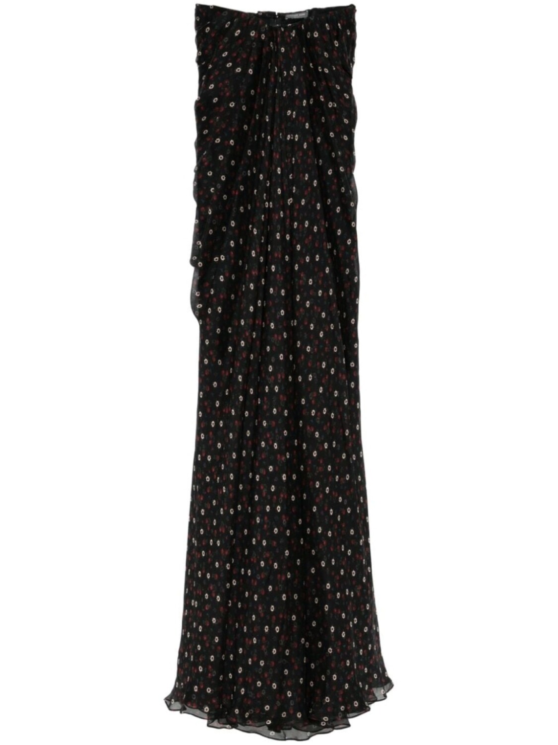 

Alexander McQueen шелковое платье, черный