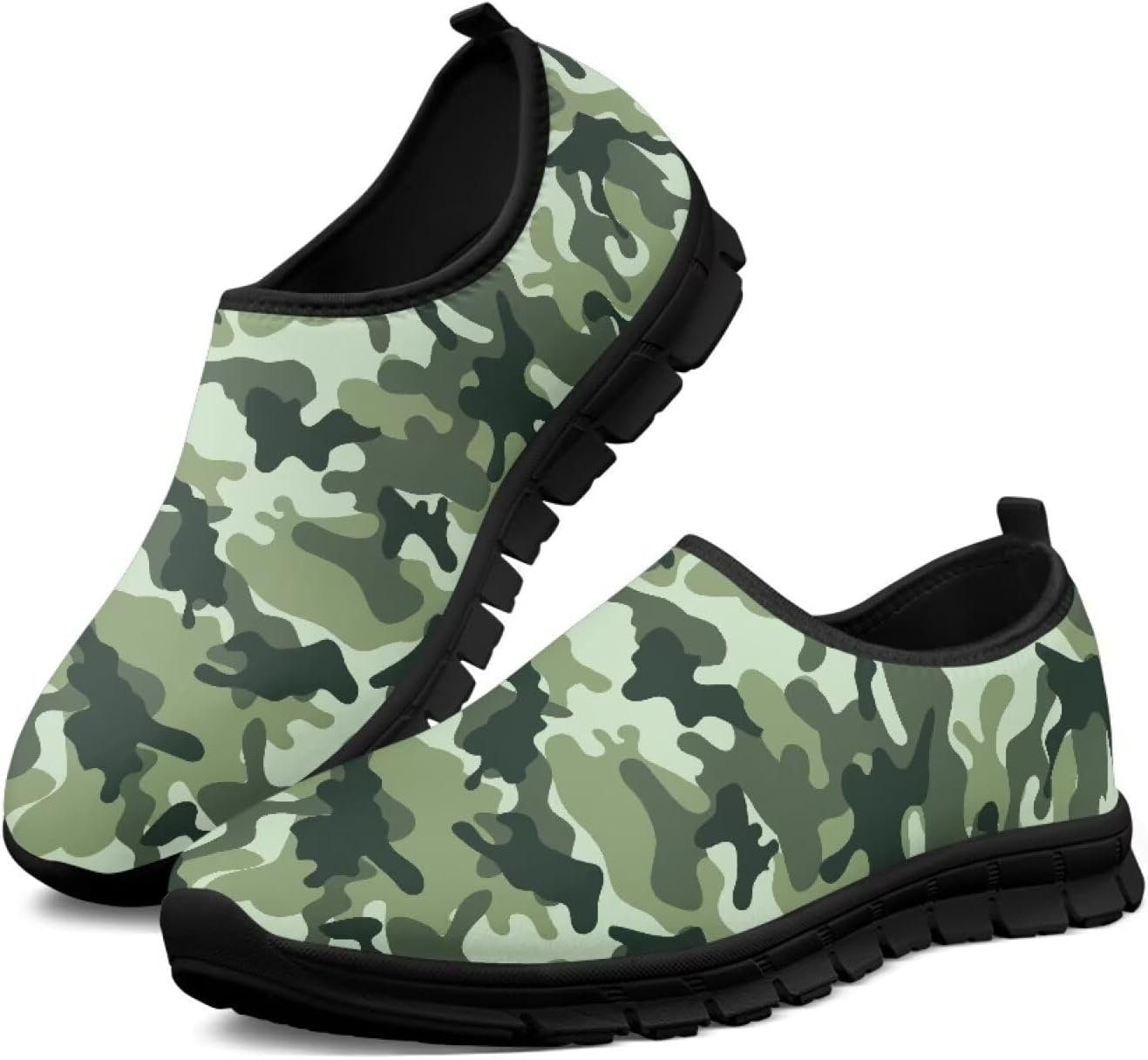 

Кроссовки для мужчин Hresuewn, модные, удобные, с нескользящей подошвой, спортивные с комфортной стелькой для тренировок и прогулок, зеленый