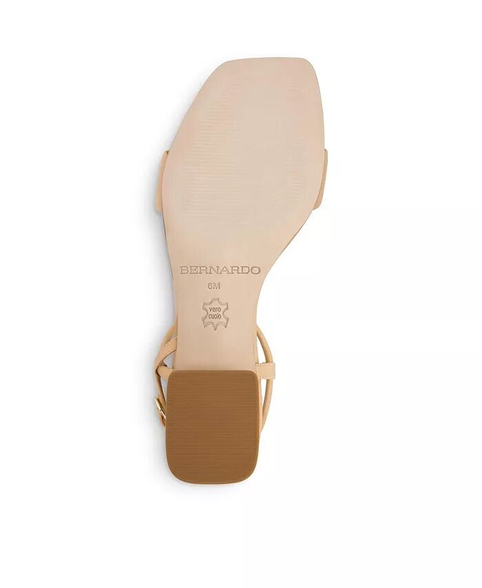 Сандалии Bernardo Josei на низком каблуке Bernardo Footwear, коричневый/бежевый — фото 3
