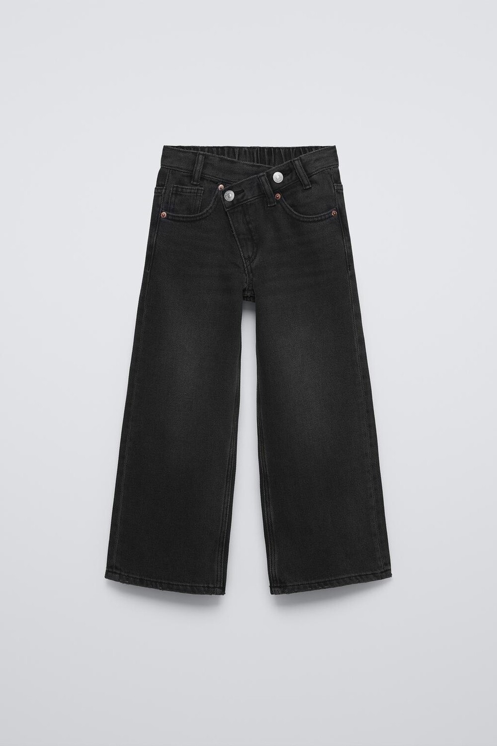 

Джинсы crossover wideleg ZARA, черный