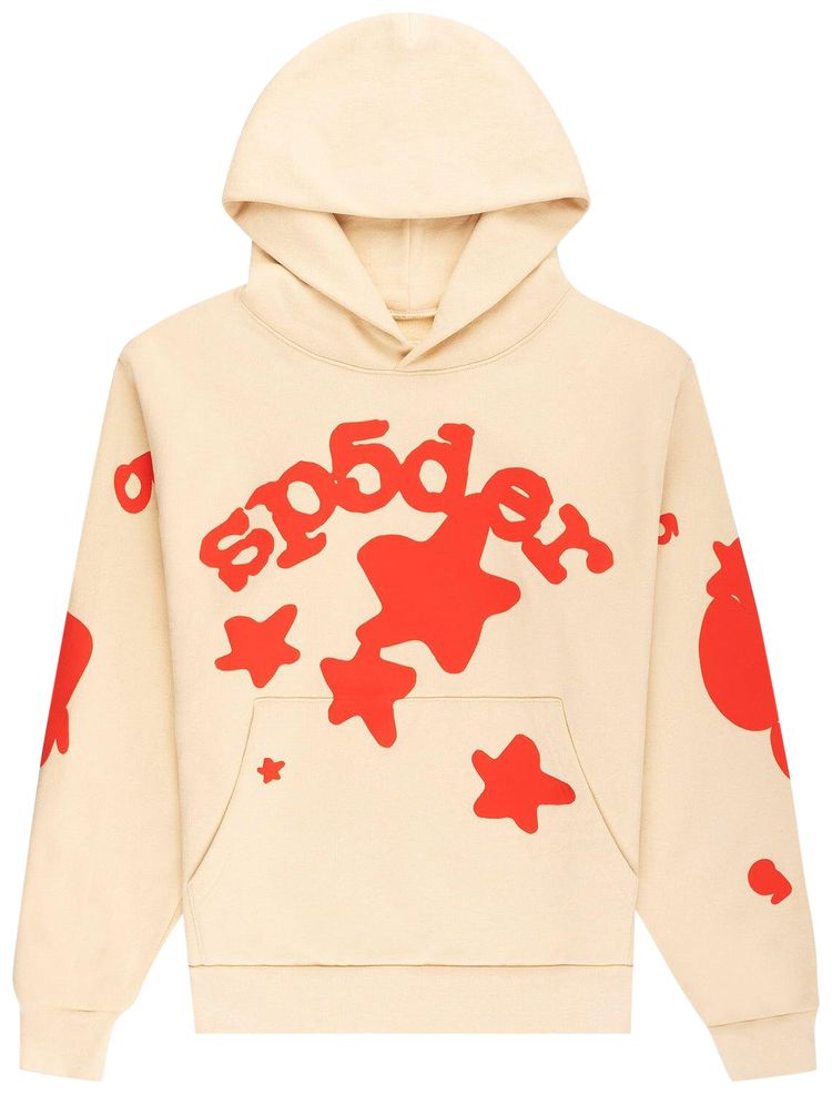 

Худи Sp5der Beluga Hoodie 'Cream', кремовый