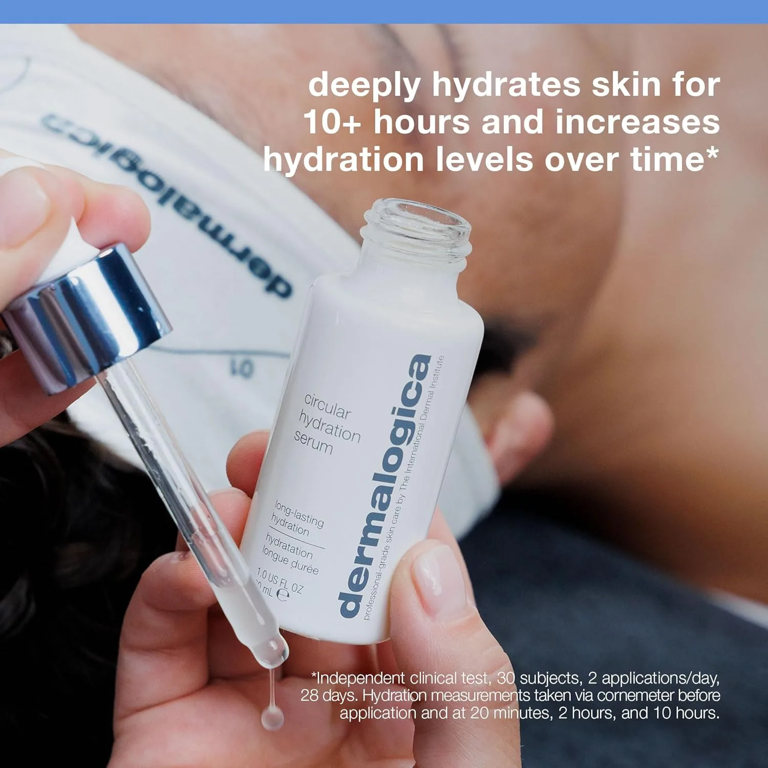Сыворотка Dermalogica — Circular Hydration Serum, с гиалуроновой кислотой для лица, интенсивно увлажняющая ( .), 10.1 мл — фото 3