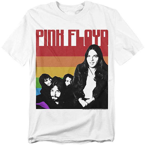 

Футболка с принтом Big & tall Pink Floyd Color Bars Licensed Character