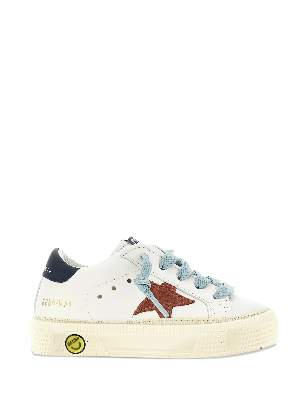Кеды May на шнуровке Golden Goose Kids, белый — фото 2