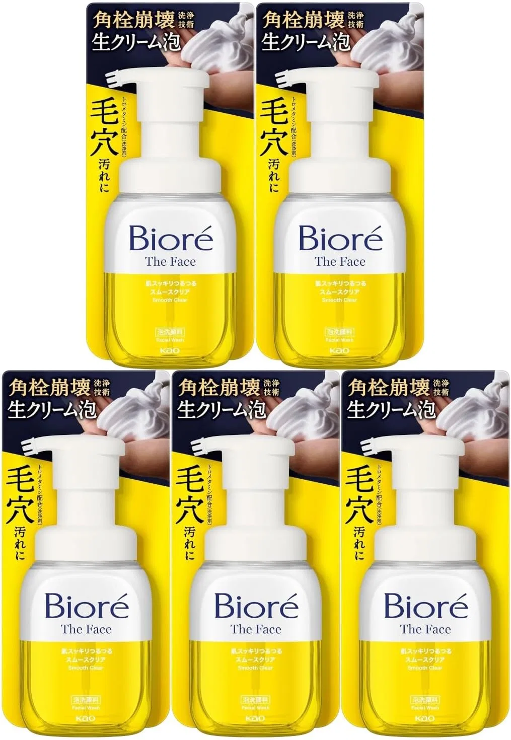 Гель для умывания Moruro — Biore The Face Foaming Facial Cleanser Smooth Clear Body, 200 мл