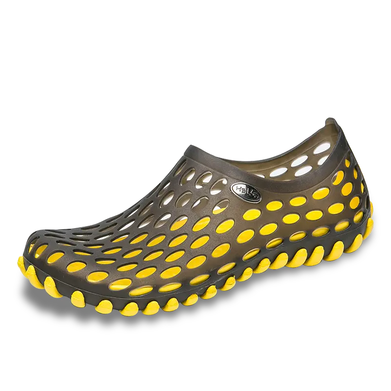 

MESUCA Клоги унисекс черно-желтые, цвет Black Yellow