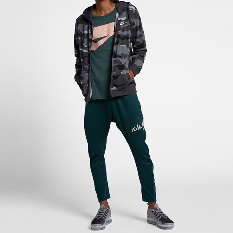 Куртка мужская серая/черная Nike, черный — фото 4