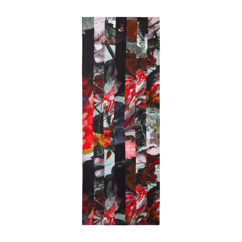 

Фиолетовый шарф из полиэстера Desigual