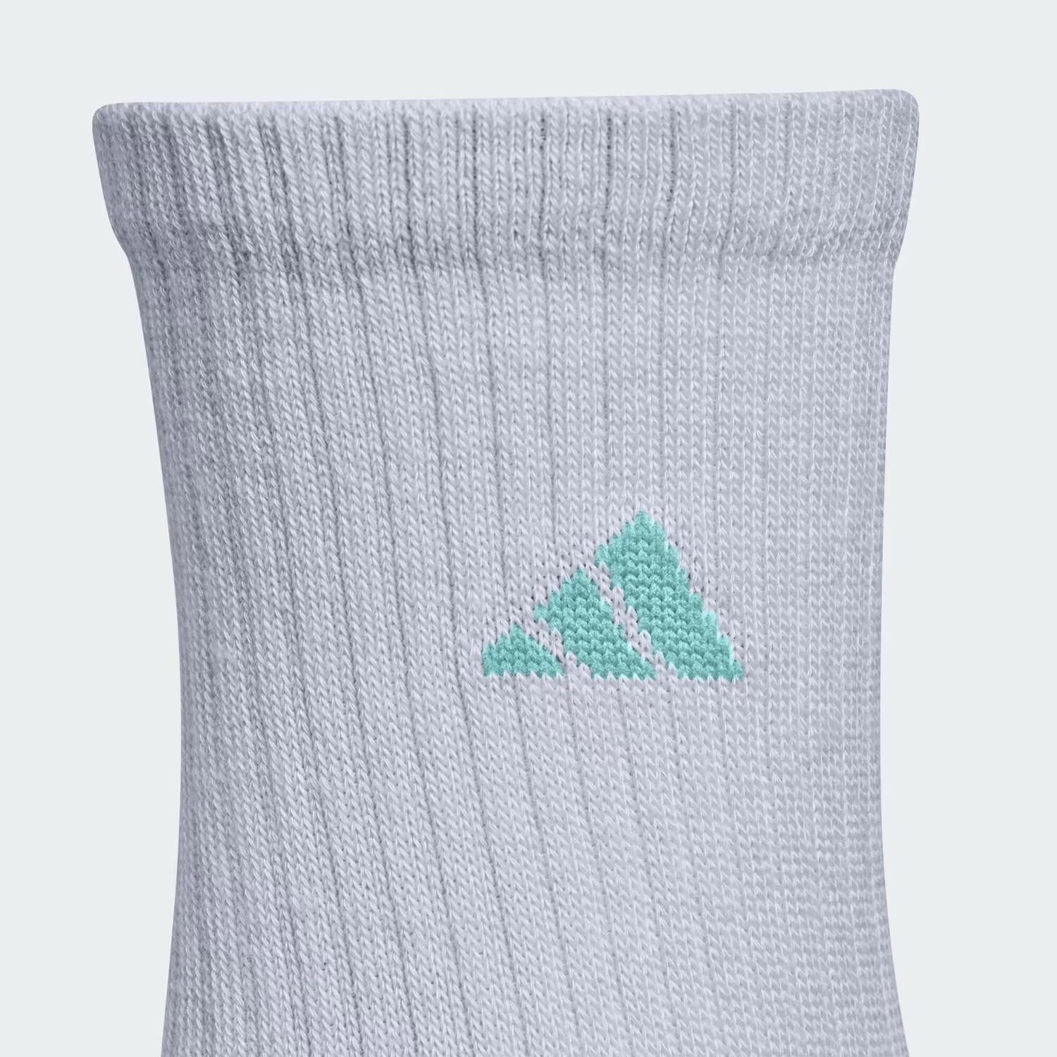 Шесть пар спортивных носков с мягкой подкладкой для детей Adidas, цвет Multicolor/Medium Grey Heather/Semi Flash Green — фото 2