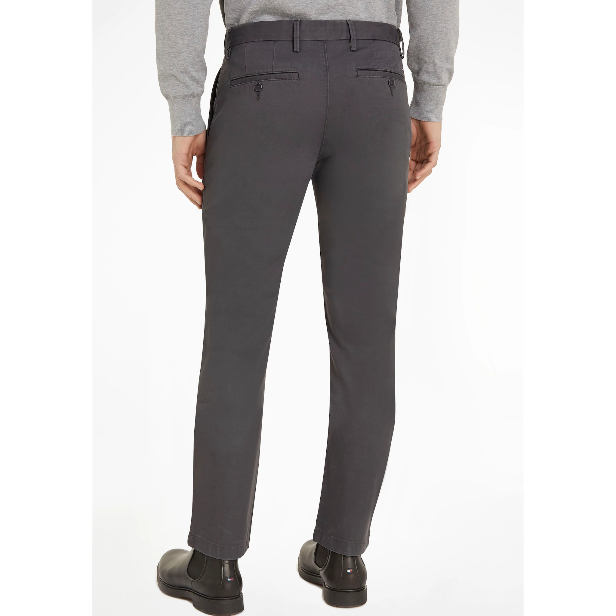 Брюки-чиносы Tommy Hilfiger "Chino Denton 1985 PIMA CO", серый — фото 2