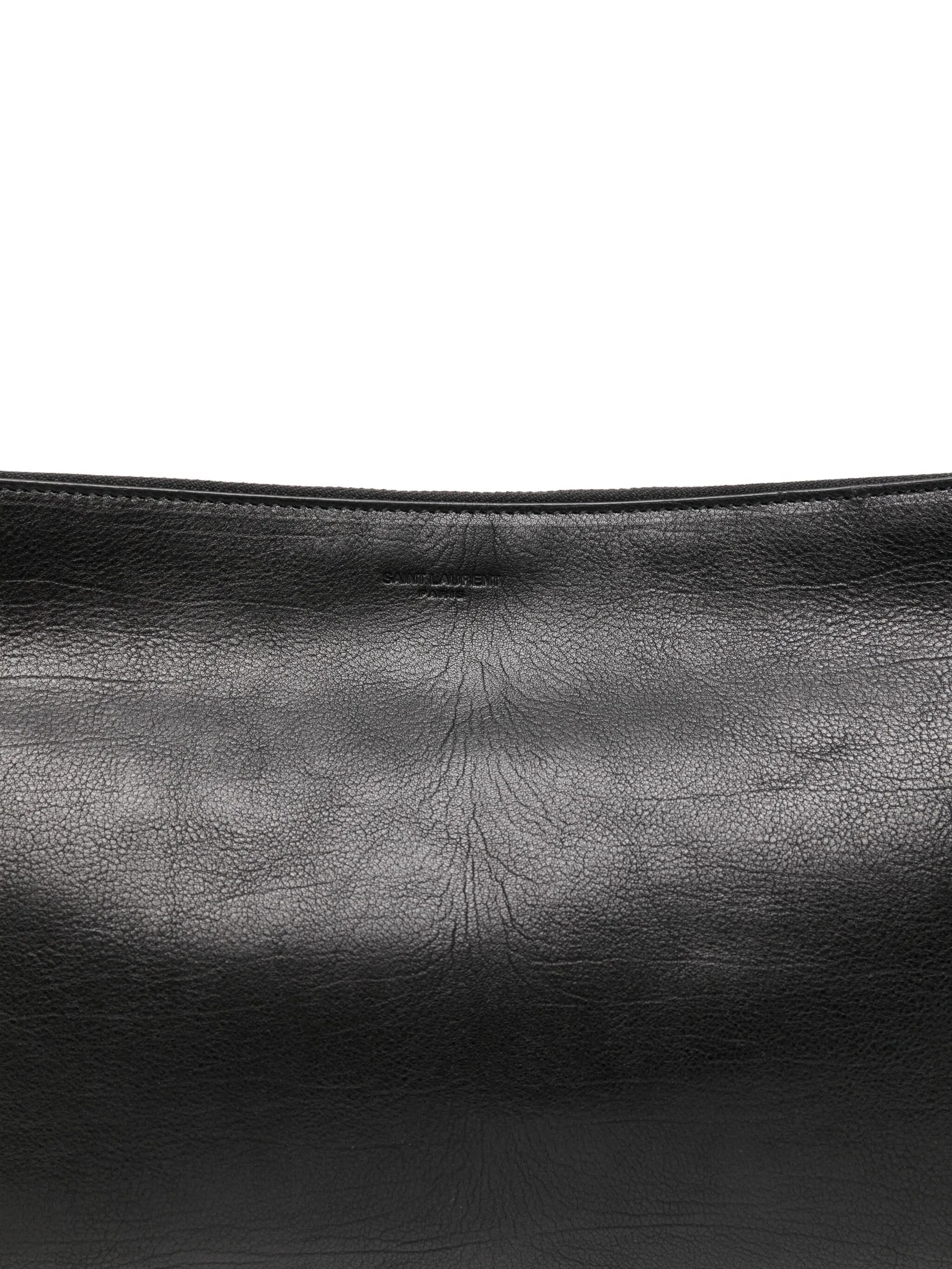Сумка-мессенджер с застежкой на молнию Saint Laurent, черный — фото 4