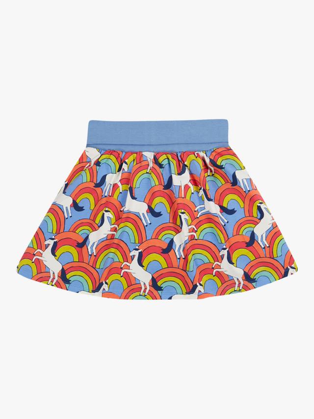 

Детская куртка из органического весеннего хлопка rich skort Frugi, цвет Over The Rainbow