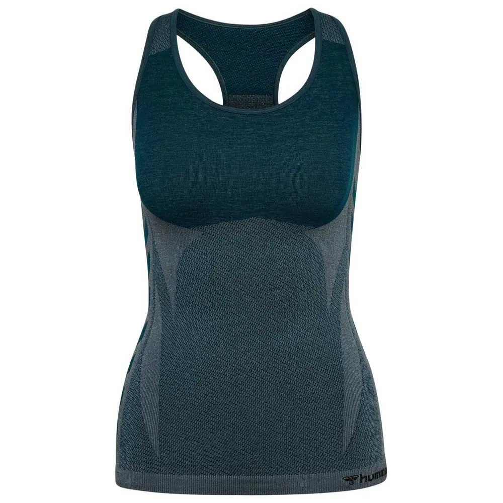 

Футболка без рукавов спортивная Hummel Cleaa seamless, синий