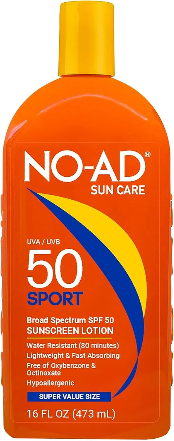 Солнцезащитный лосьон NO-AD Sport, SPF 50, 450 мл.