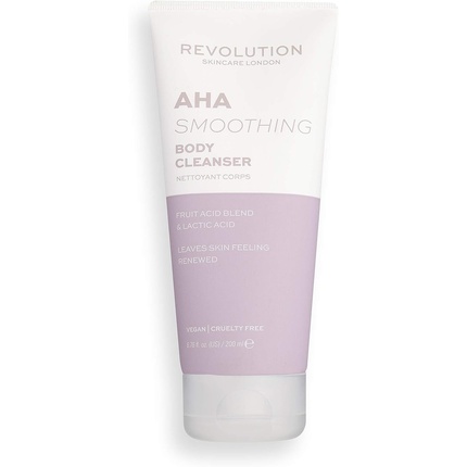 

Revolution Skincare Aha Skin Care Разглаживающее очищающее средство для ухода за кожей, 200 мл, белый, Revolution Beauty