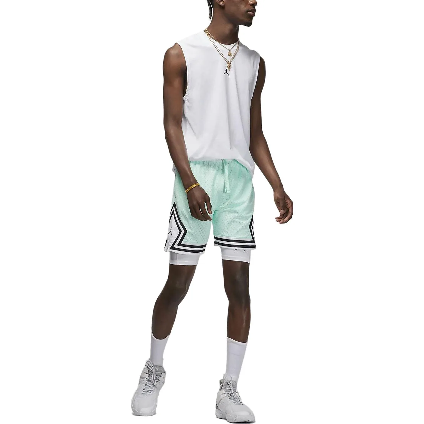 Шорты Sport Diamond Dri Fit Jordan, белый — фото 3