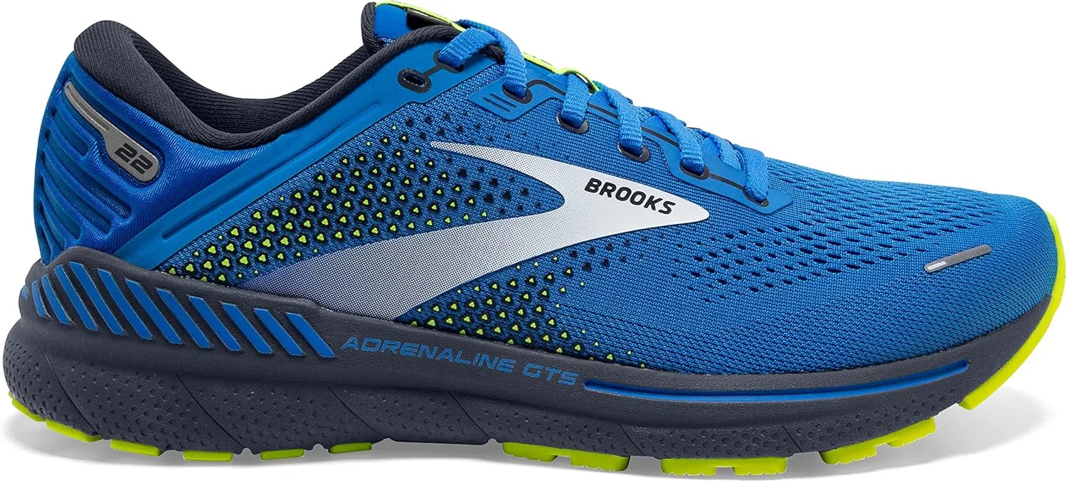 Мужские беговые кроссовки Brooks Adrenaline GTS 22, 3-Blue India Ink Nightlife — фото 3