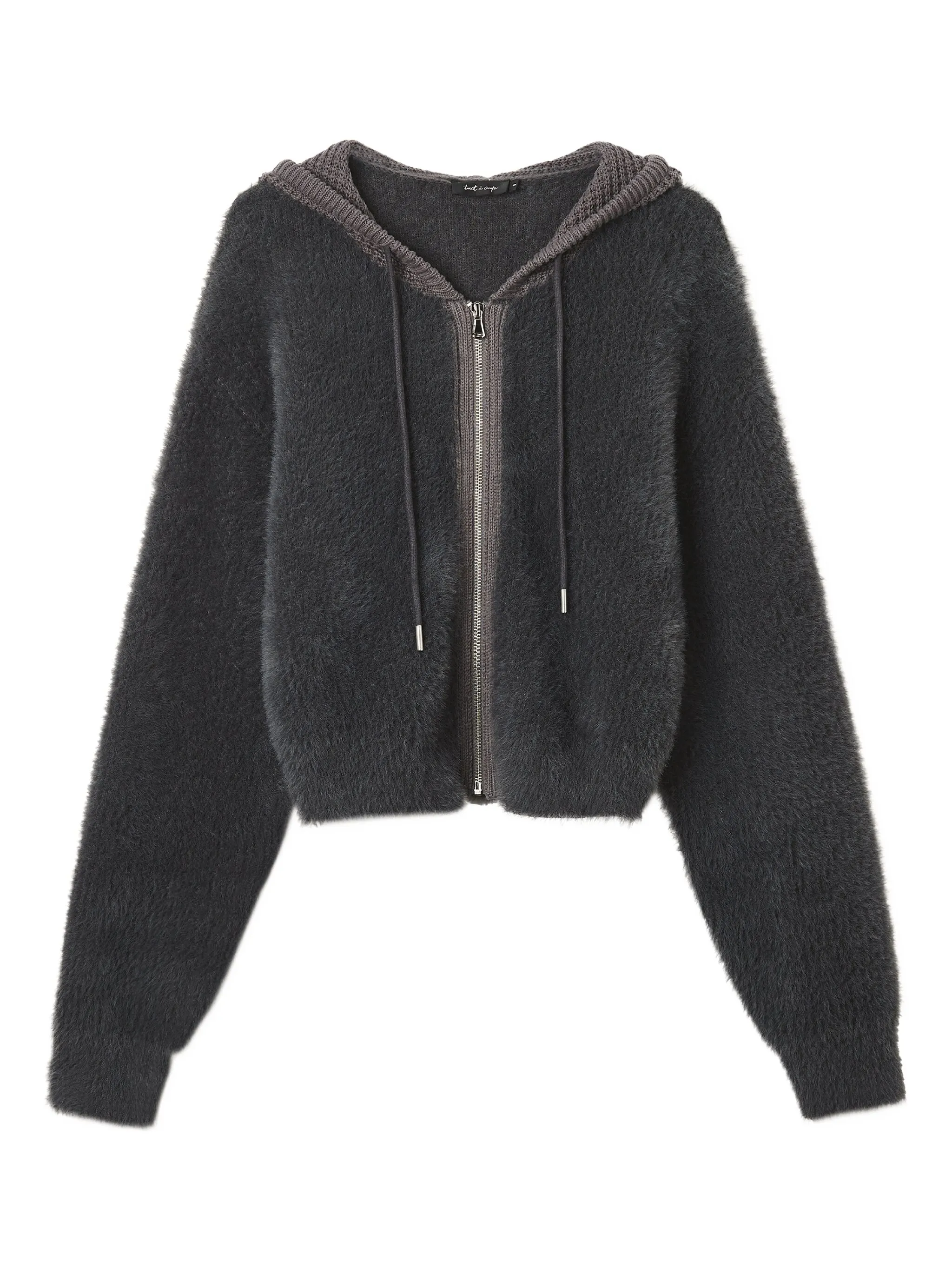 

Худи на молнии Tout A Coup, серый