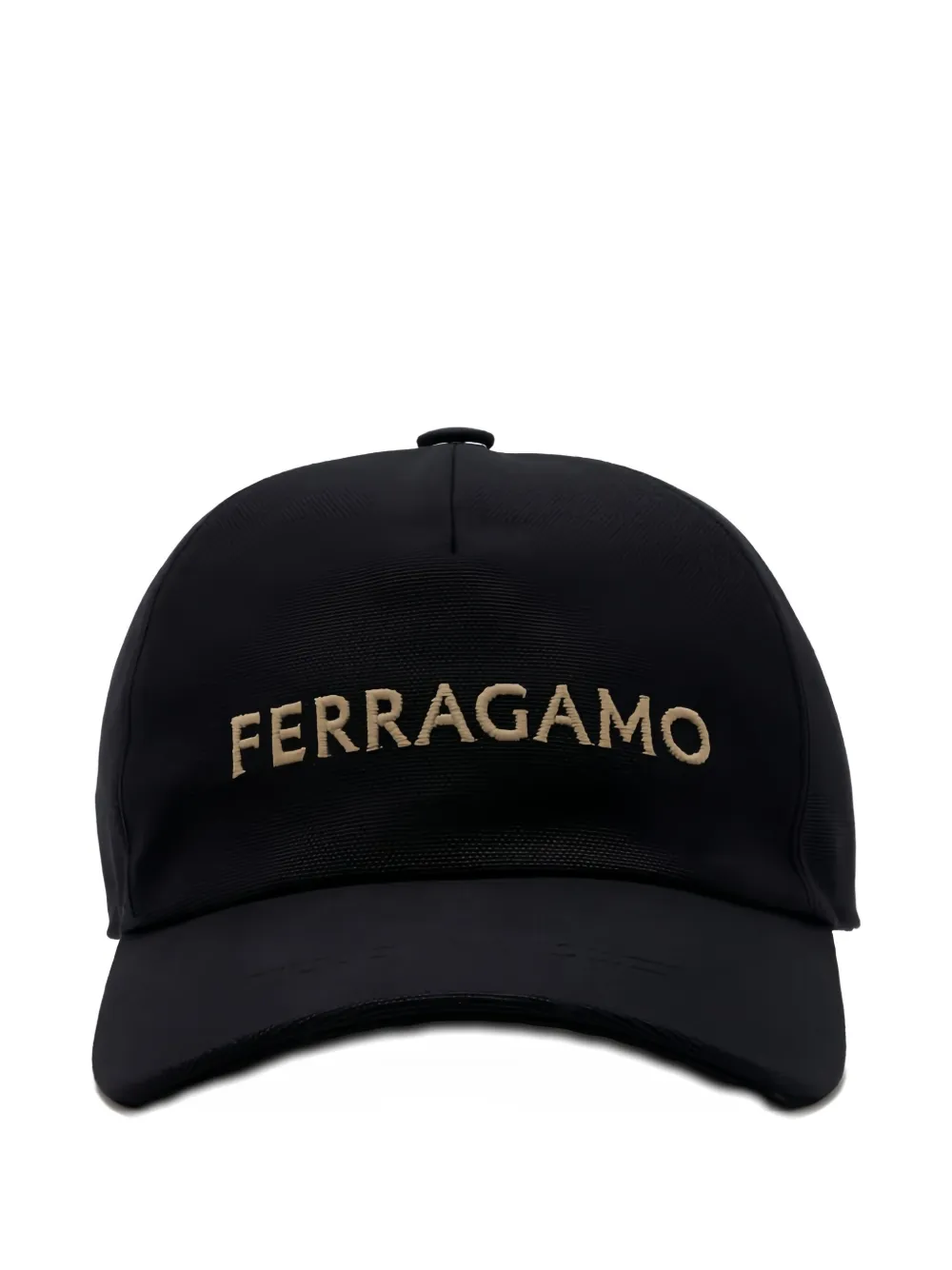 

Бейсболка с вышитым логотипом Ferragamo, черный