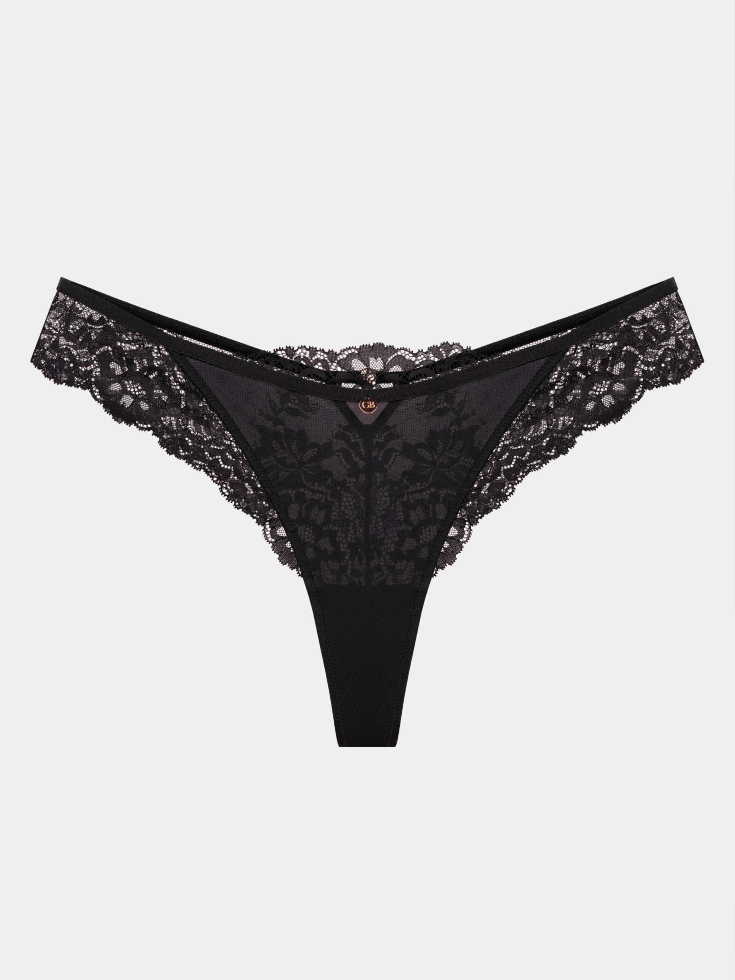 

Gianna Bellucci Стринги 'Francesca' в черном цвете